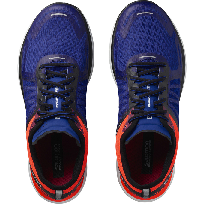 Salomon Running Shoes Canada - Salomon Men's SONIC RA MAX Blue/Deep Blue